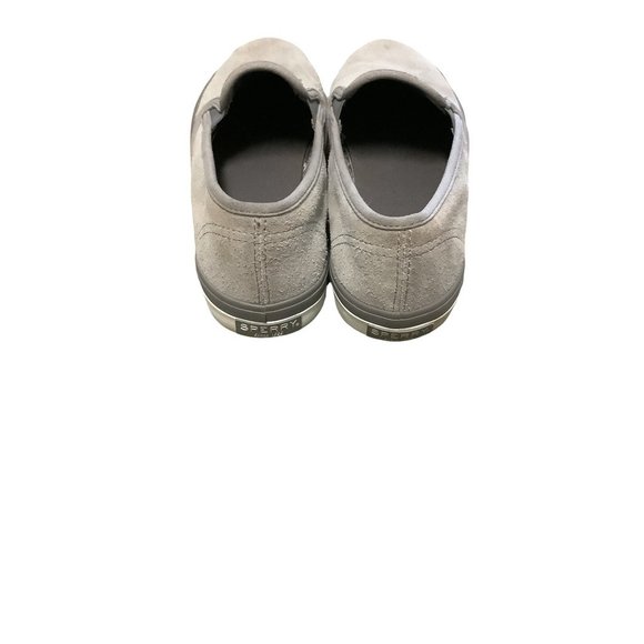 SPERRY Women's Soft Gray Suede Comfort Slip On Shoes-Size 8.5 - Picture 5 of 16